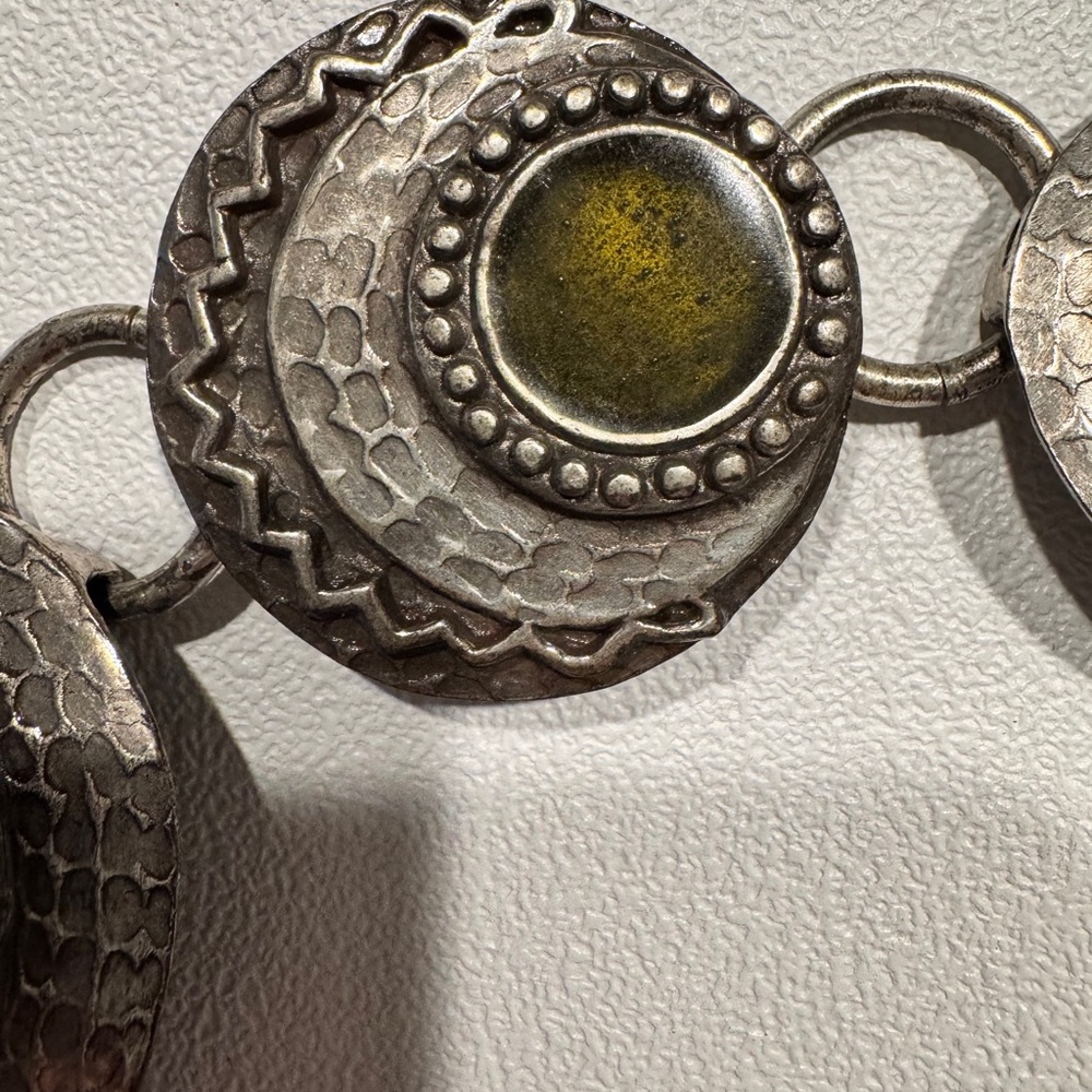 Vtg Chico’s Keys Chain Belt Silver - Picture 4 of 13